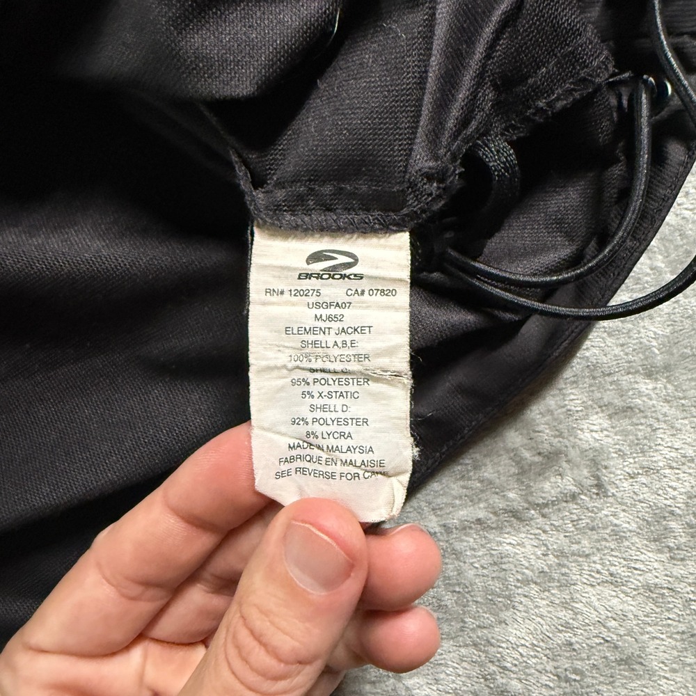 Brooks Element Jacket Running Lightweight Full Zi… - image 8